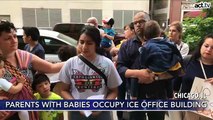 BREAKING: Parents with babies occupy ICE office building calling for the swift reunification of children with their families and the abolishment of ICE