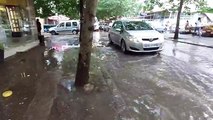 Përmbyten lagjet e Tiranës.
