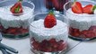 Les fraises sont de retour Voici un dessert gourmand et complet !La recette :