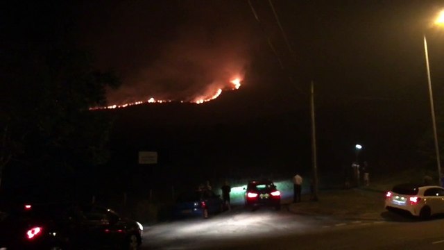 Saddleworth Moor fire forces evacuations as homes threatened overnight