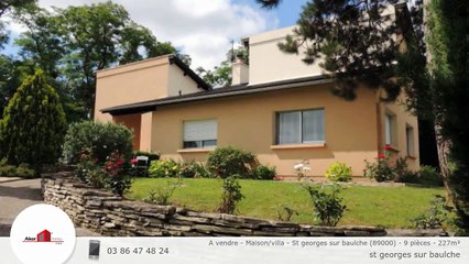 A vendre - Maison/villa - St georges sur baulche (89000) - 9 pièces - 227m²