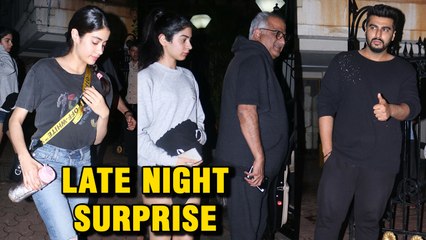 Arjun Kapoor Birthday: Janhvi Kapoor, Khushi Kapoor, Boney Kapoor Pay Visit