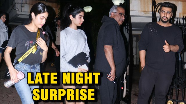 Arjun Kapoor Birthday: Janhvi Kapoor, Khushi Kapoor, Boney Kapoor Pay Visit