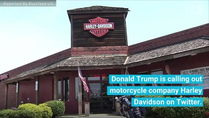 Trump Is not Happy With Harley Davidson