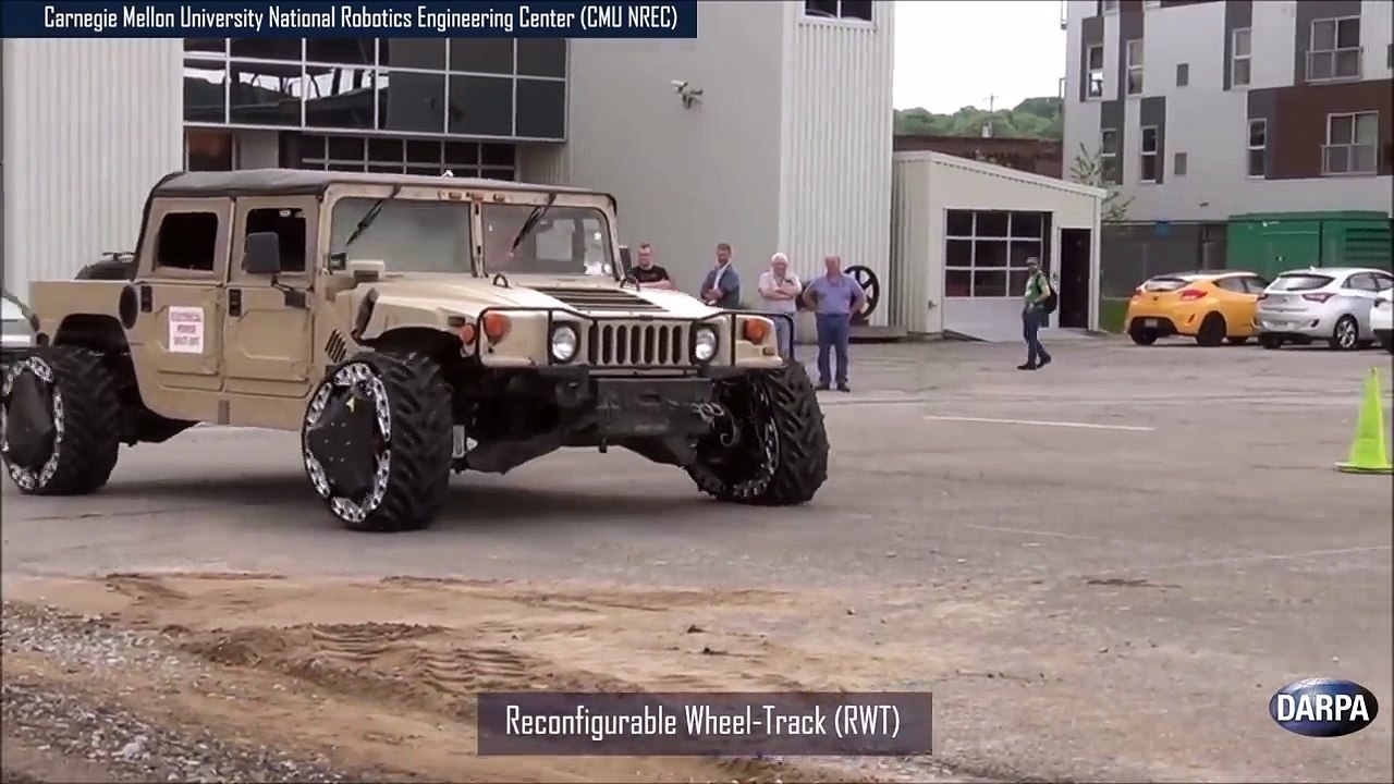DARPA réinvente la roue qui change de forme