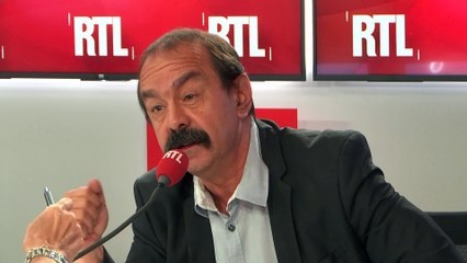 Philippe Martinez, secrétaire général de la CGT, était l'invité de RTL mercredi 27 juin 2018