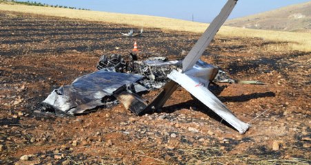 Adıyaman'da Eğitim Uçağı Düştü, Uçaktan Atlayan Pilot Hayatını Kaybetti!