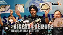 Police: Biggest seizure in Malaysian history