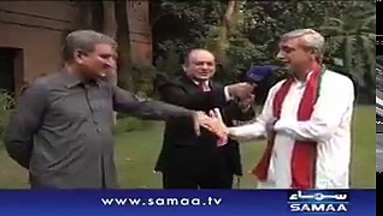 Shah Mehmood Qureshi and Jahangir Khan Tareen