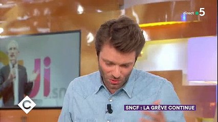 Dans "C à vous", le porte parole de la SNCF interrogé sur ses soirées karaoké avec... Emmanuel Macron ! Regardez