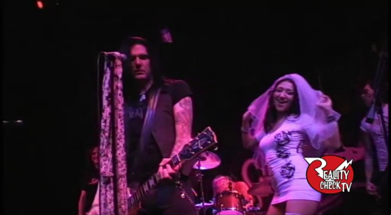 Sin City Sinners-"Lick It Up" w/hot bride dancer 1/7/10