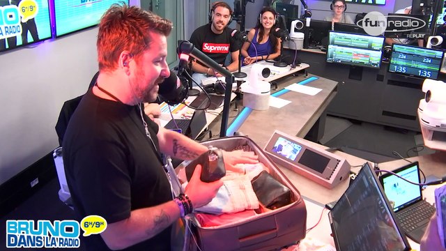 Bruno ouvre la valise de Christina (27/06/2018) - Bruno dans la Radio