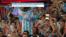 Le coin des supporters -  Les Argentins en délire après leur qualification !