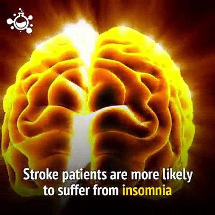 Stroke patients are more likely to suffer from insomnia.