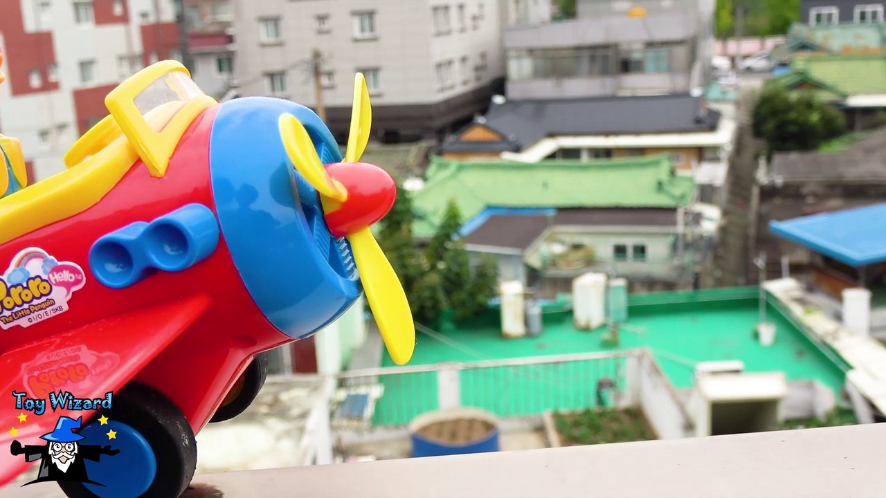 Pororo bubble bath playing on the roof. Let's play with many Pororo friends.