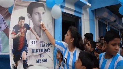 Mondial 2018: L'anniversaire de Messi célébré en Inde