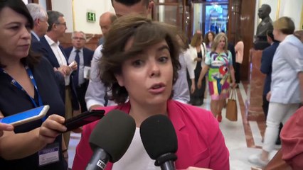 Soraya deja caer sobre el censo que los que estaban en Génova eran Cospedal y Casado