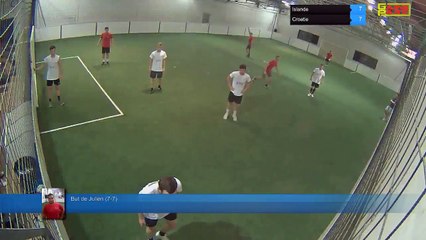 But de Julien  (7-7) - Islande Vs Croatie - 26/06/18 22:00 - CDM 2018 Poule D 26/06