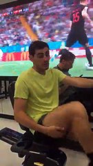 Casillas comenta jornada do Mundial enquanto mantém a forma para o início da pré época