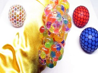 Learn Colors Stress Ball Cutting Fun For Kids with LEARN NAMES of FRUITS & VEGETABLES