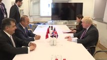Bakan Çavuşoğlu, İngiltere Dışişleri Bakanı Johnson ile Görüştü