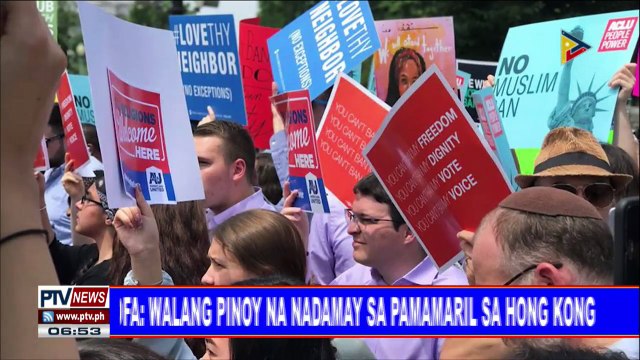 GLOBALITA: 1 patay, 3 sugatan sa pamamaril sa Hong Kong; US Supreme Court, pinaboran ang Travel ban sa ilang Muslim countries; Gusali ng newspaper company sa Amsterdam, tinangkang sunugin; Ang higanteng meat pie sa Russia