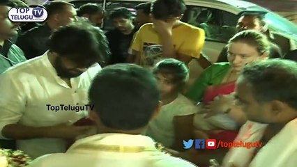 Pawan Kalyan wife Anna Lezhneva Escapes Falling Down With Her Son | Akira Nandan | Top Telugu TV