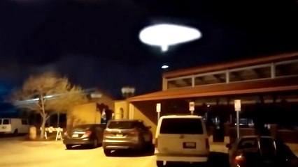 UFO NEWS UFO spacecraft watching a house in Austin Texas at night