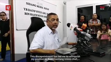 Bukit Gantang MP quits Umno
