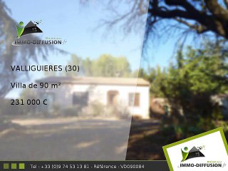 Villa A vendre Valliguieres 90m2 - Calme et dominant