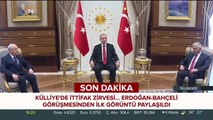Küliiye´de Cumhurbaşkanı Erdoğan- Bahçeli görüşmesi başladı