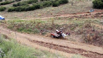 Motosikletin altında kalan sürücü hayatını kaybetti