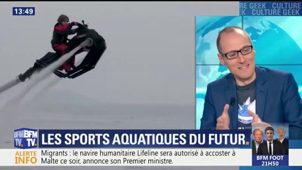 Le Flyride va vous propulser au-dessus de la mer