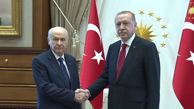 Erdoğan'ın, Bahçeli'yi Kabulü Sona Erdi