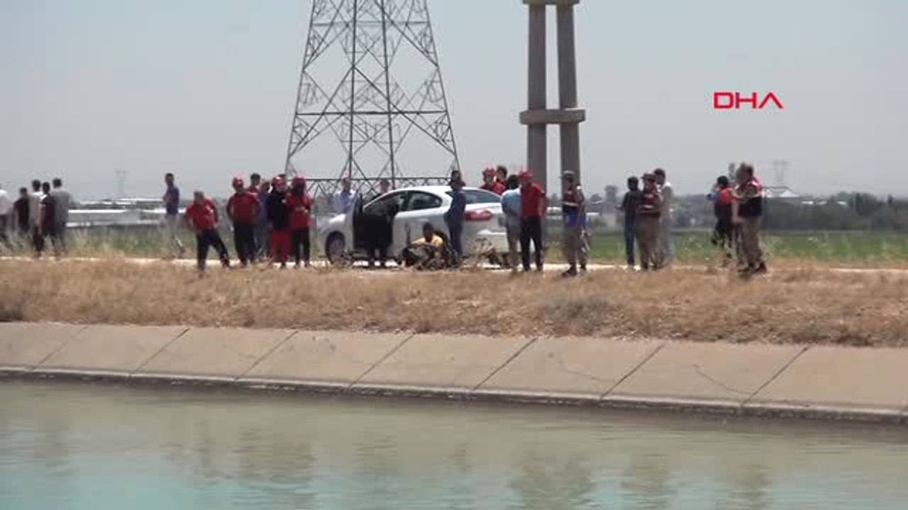 Şanlıurfa Kanalda Yüzme Öğrenmeye Çalışan Genç...
