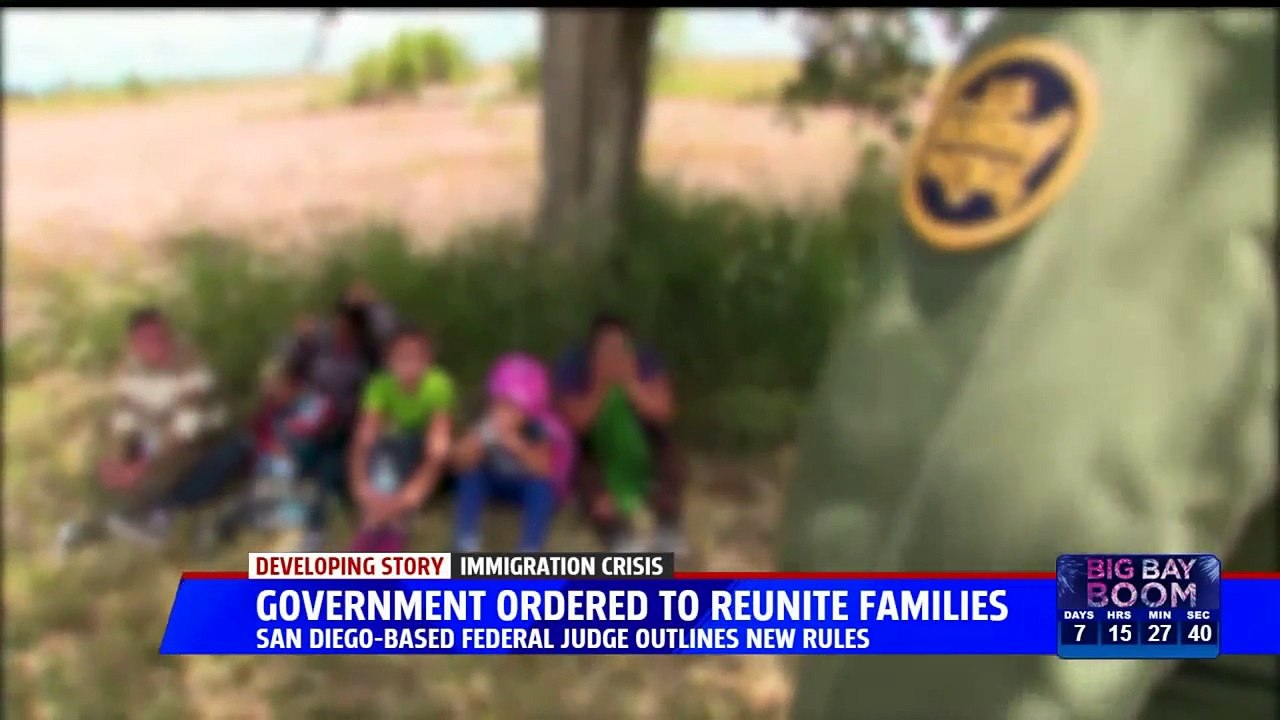 Federal Judge Orders Families Separated at Border to Be Reunited