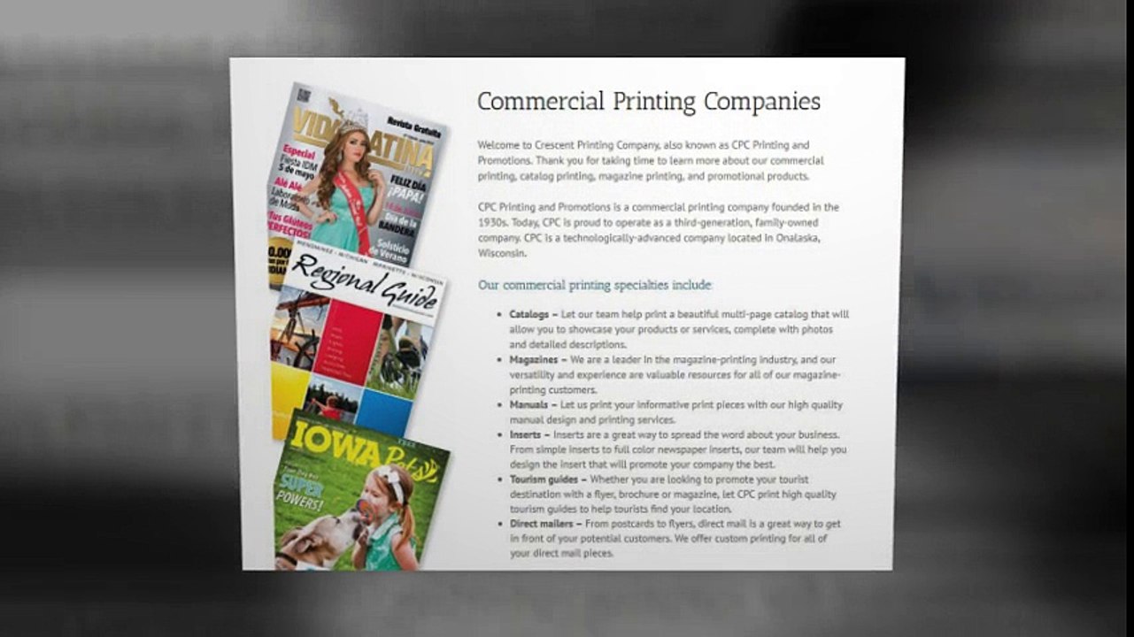 CPC Printing and Promotions offers custom magazine printing for less