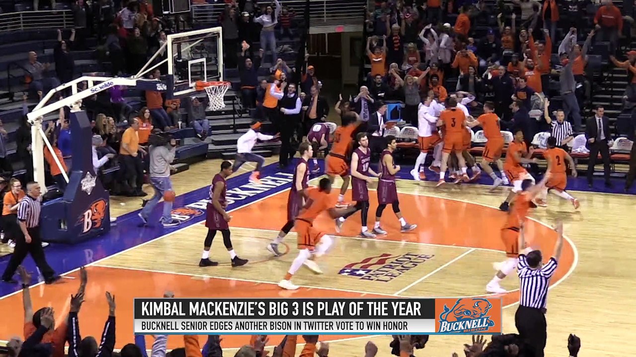 Bucknell's Mackenzie wins Patriot League Top Play of the Year