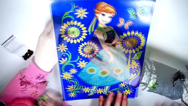 Холодное сердце, принцесса Анна - украшаем картину