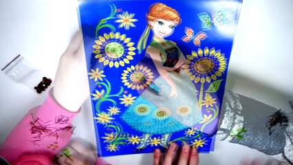 Холодное сердце, принцесса Анна - украшаем картину