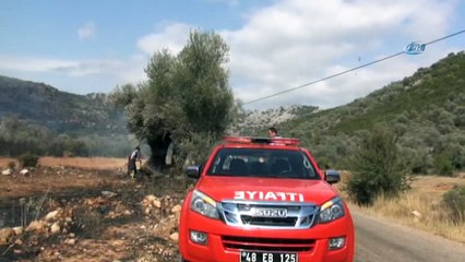 Tarım arazisinde başlayıp ormanda sıçrayan yangında 40 hektar alan kül oldu