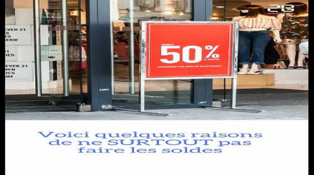 Les bonnes raisons de ne surtout pas faire les soldes