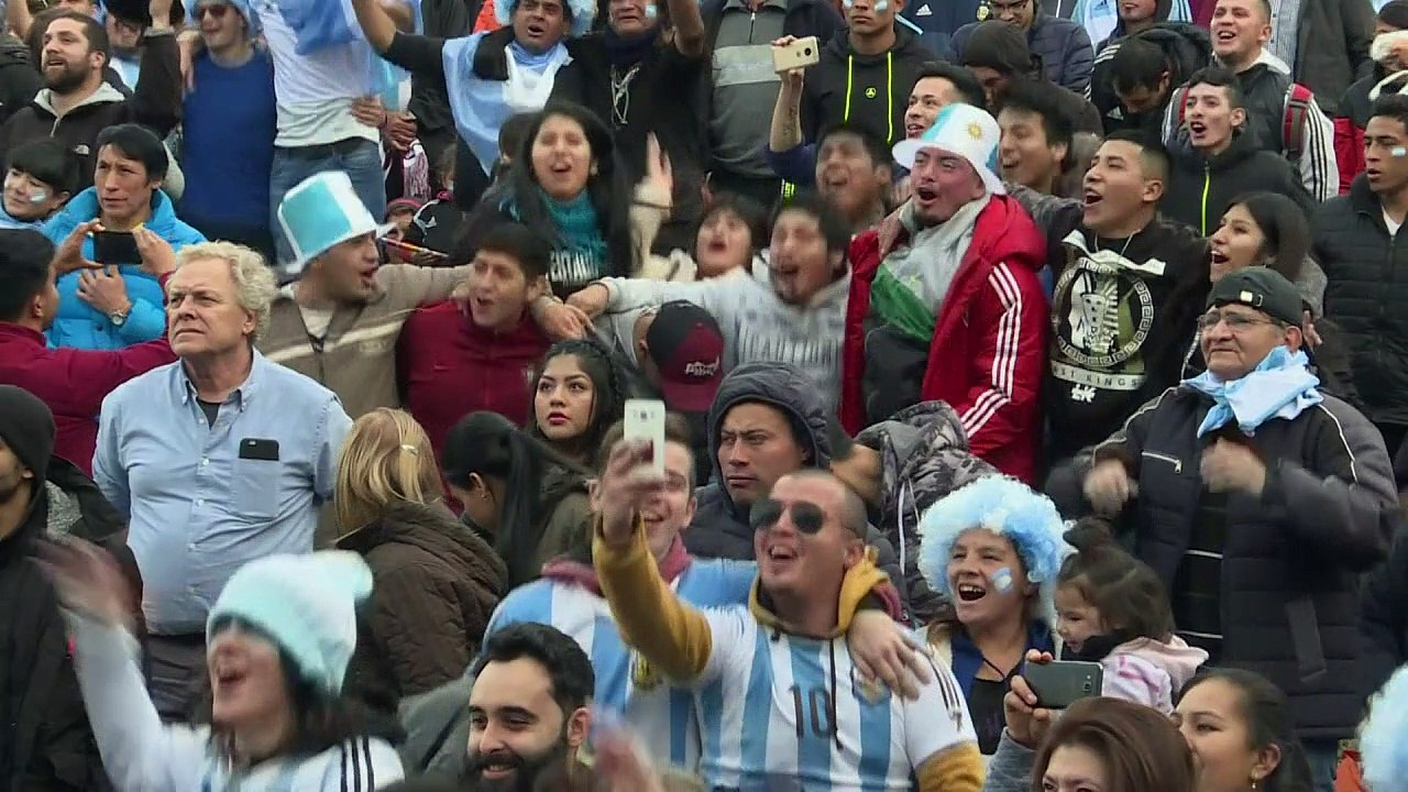 Fans in Buenos Aires put hope in Messi for next World Cup clash