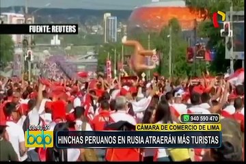 La pasión de la hinchada peruana en Rusia atraerá más turistas