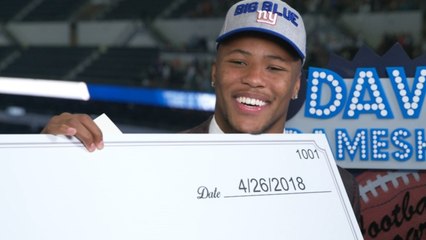 DDFP: Saquon Barkley reveals what he'll spend his first paycheck on