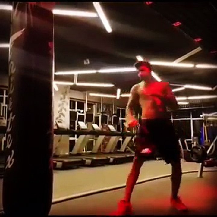 Sidhant Gupta Shirtless Boxing