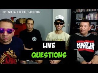 Meninos da Podrera - Live 21/09/17 - Questions