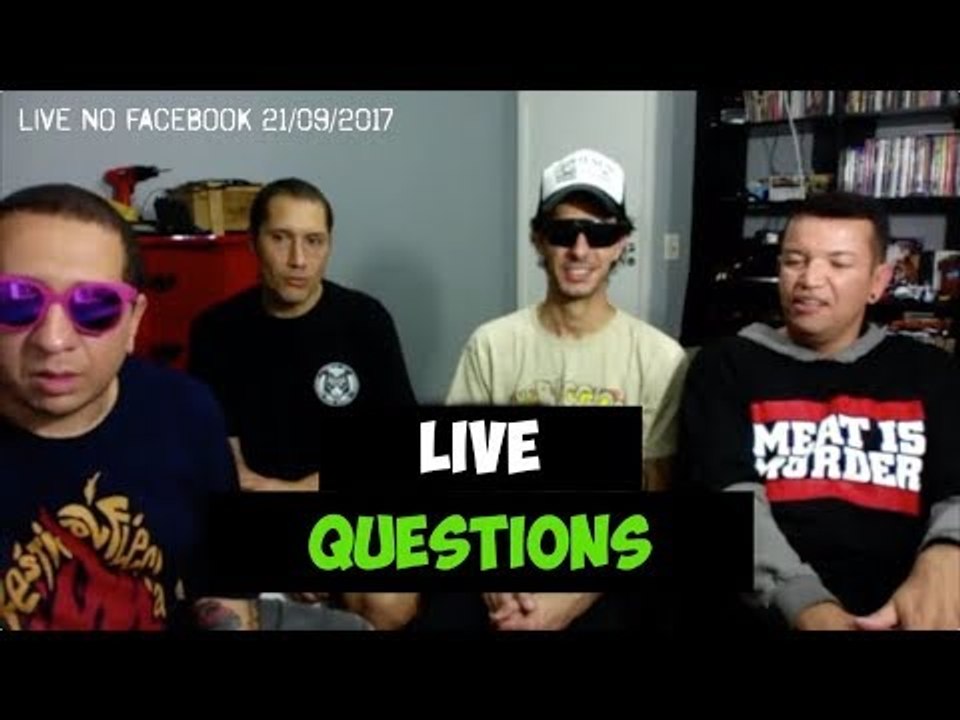 Meninos da Podrera - Live 21/09/17 - Questions