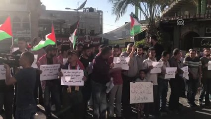 Batı Şeria'dan Gazze'ye Destek Yürüyüşü