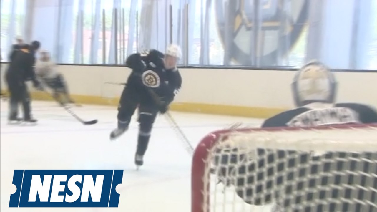 Urho Vaakanainen finding his way at Bruins Development Camp